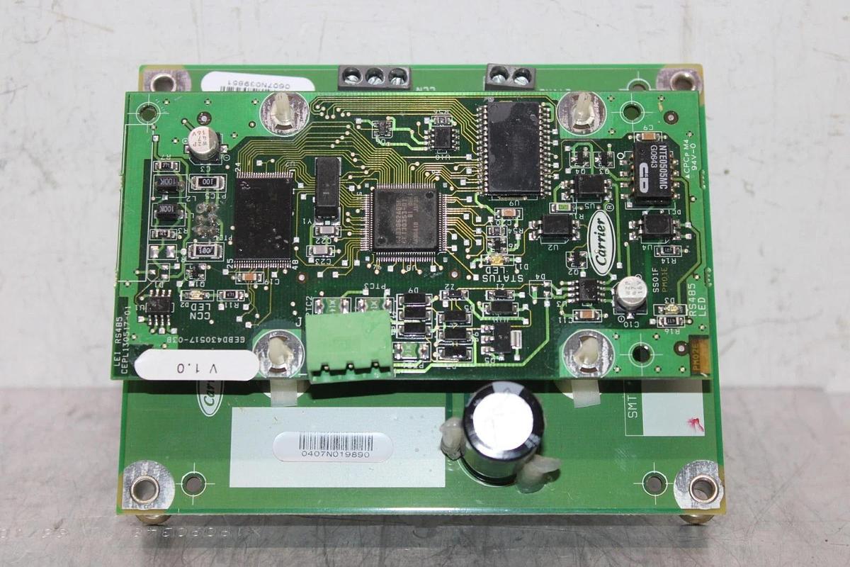 Used CARRIER CHILLER MICROPROCESSOR CIRCUIT BOARD CEPL130517-01 CEBD430518-03A