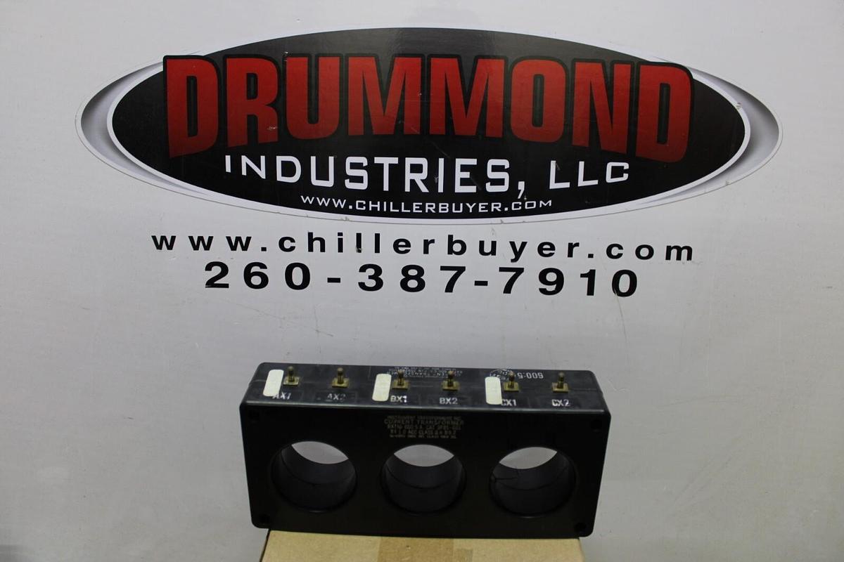 Used WESTINGHOUSE CURRENT TRANSFORMER 3P85-601 2092A37H08 600:5 AMP 600 VOLT