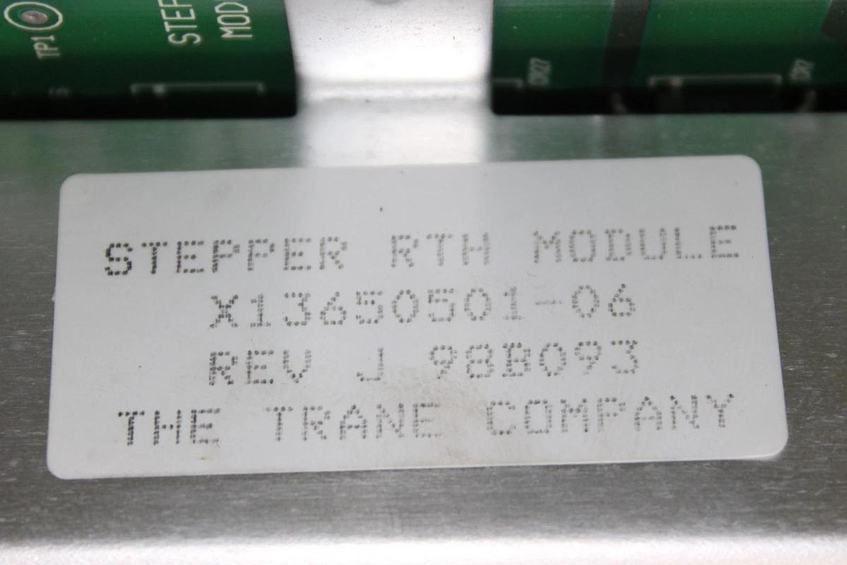Used TRANE RTH STEPPER MODULE X13650501-06 REV. J **WARRANTY INCLUDED**