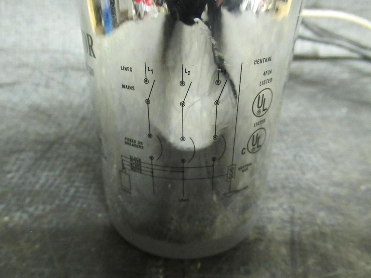 Used DELTA SURGE CAPACITOR CA 603-R 600 VOLTS 4 WIRE 3 PHASE 60 HZ **WARRANTY**