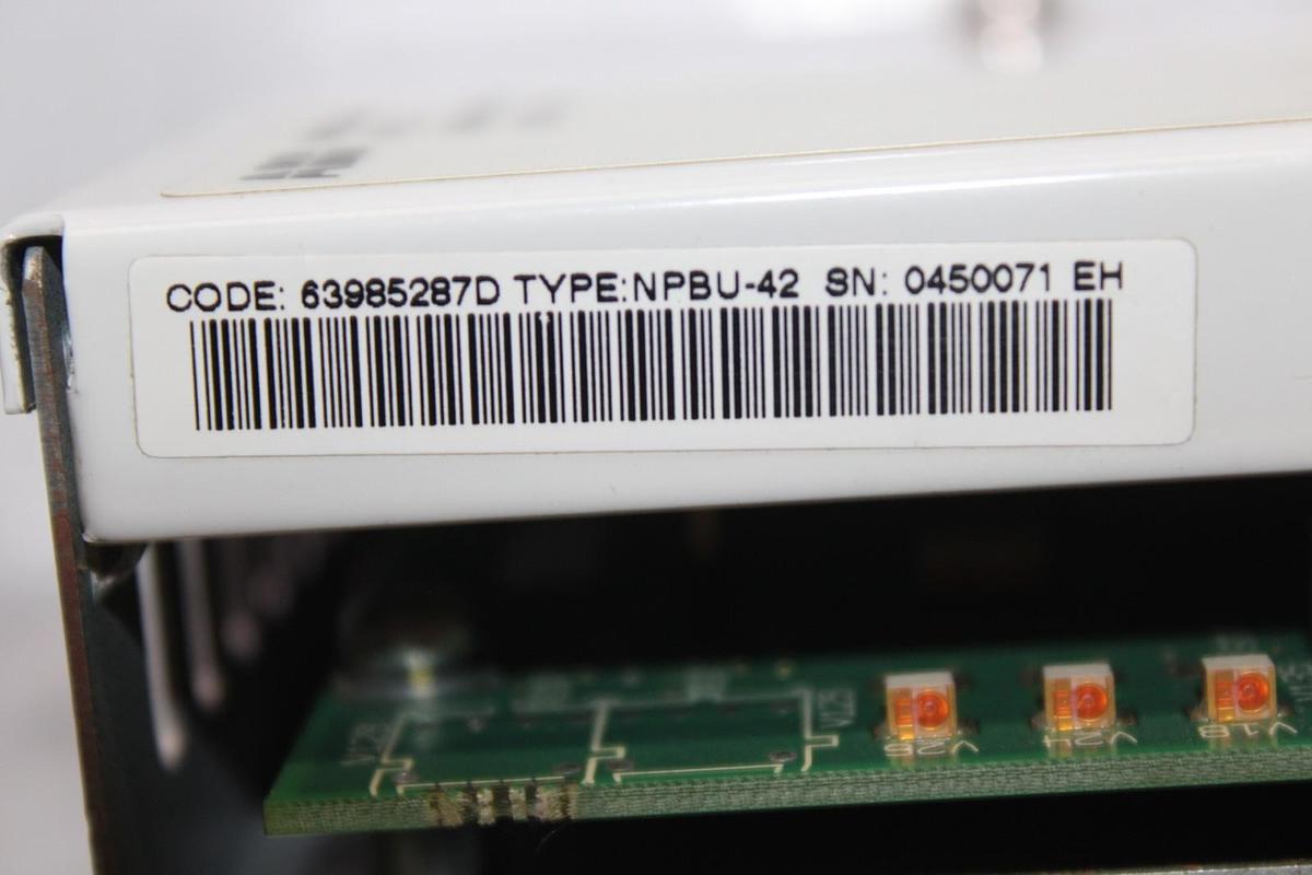 Used ABB DRIVE PPCS 4-CHANNEL BRANCHING UNIT NPBU-42 63985287D **WARRANTY**