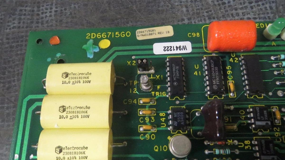 Used WESTINGHOUSE CIRCUIT CONTROL BOARD MODEL: 2D66715G01 **WARRANTY**