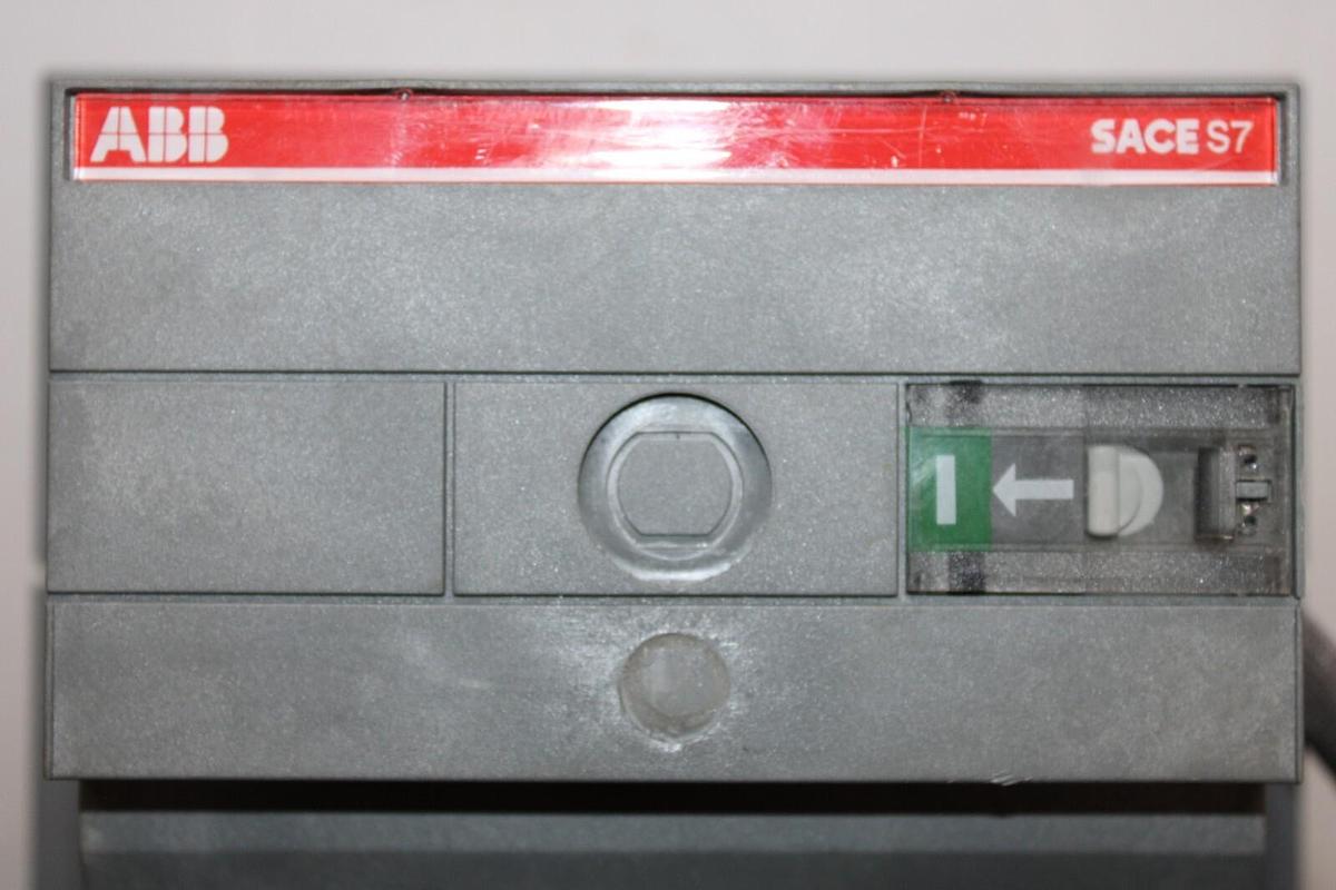 Used ABB CIRCUIT BREAKER SACE S7 1200 AMP 3-POLE W/ M7-4 MOTOR OPERATOR