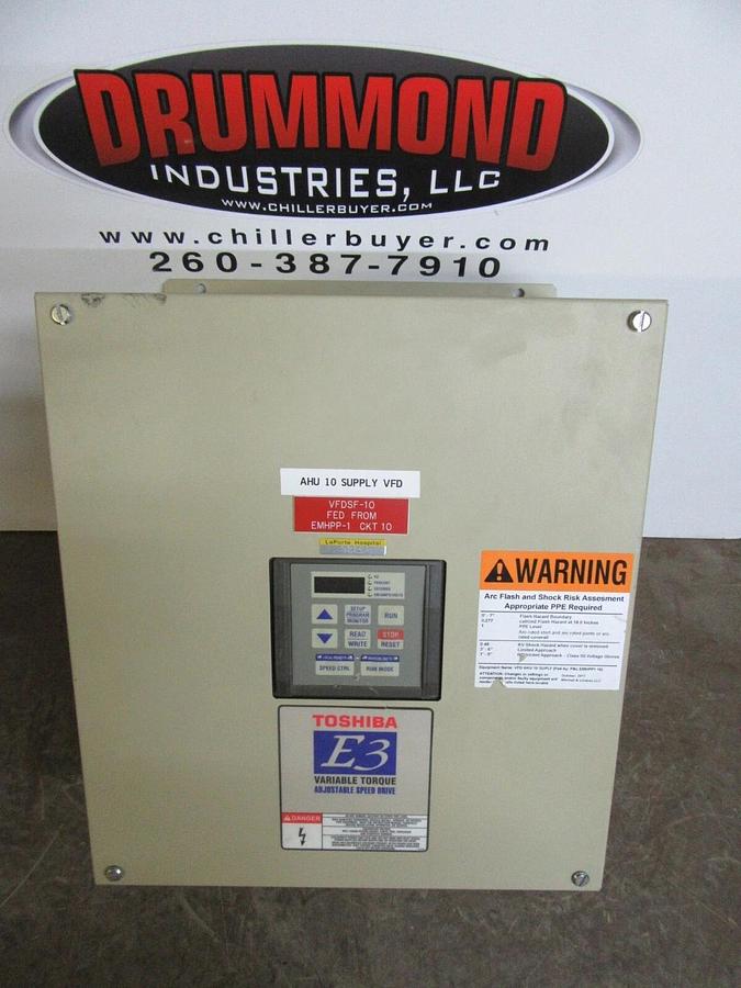 Used TOSHIBA E3 TRANSISTOR INVERTER TOSVERT-130E3 MODEL 4270-4500 **WARRANTY**