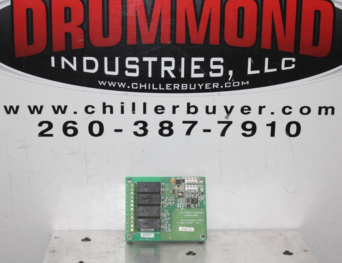 Used TRANE UCP3 QUAD RELAY OUTPUT 6400-1126-03 REV. C X13650806-04 REV. D *WARRANTY*