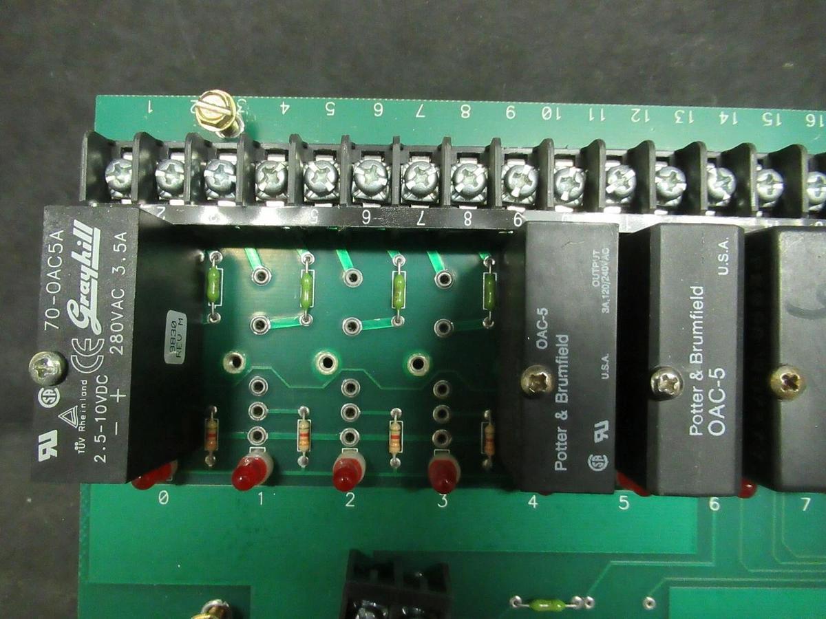 CROUZET CORP RELAY CIRCUIT BOARD 57-105/Z PB-24 **WARRANTY INCLUDED**