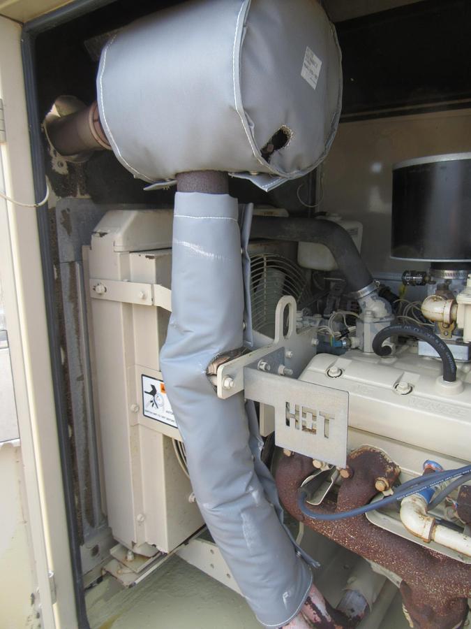 Used 30 KW NATURAL GAS PROPANE GENERATOR KATOLIGHT 120/240V RE-CONNECTABLE 667 HRS VIDEO WE SHIP