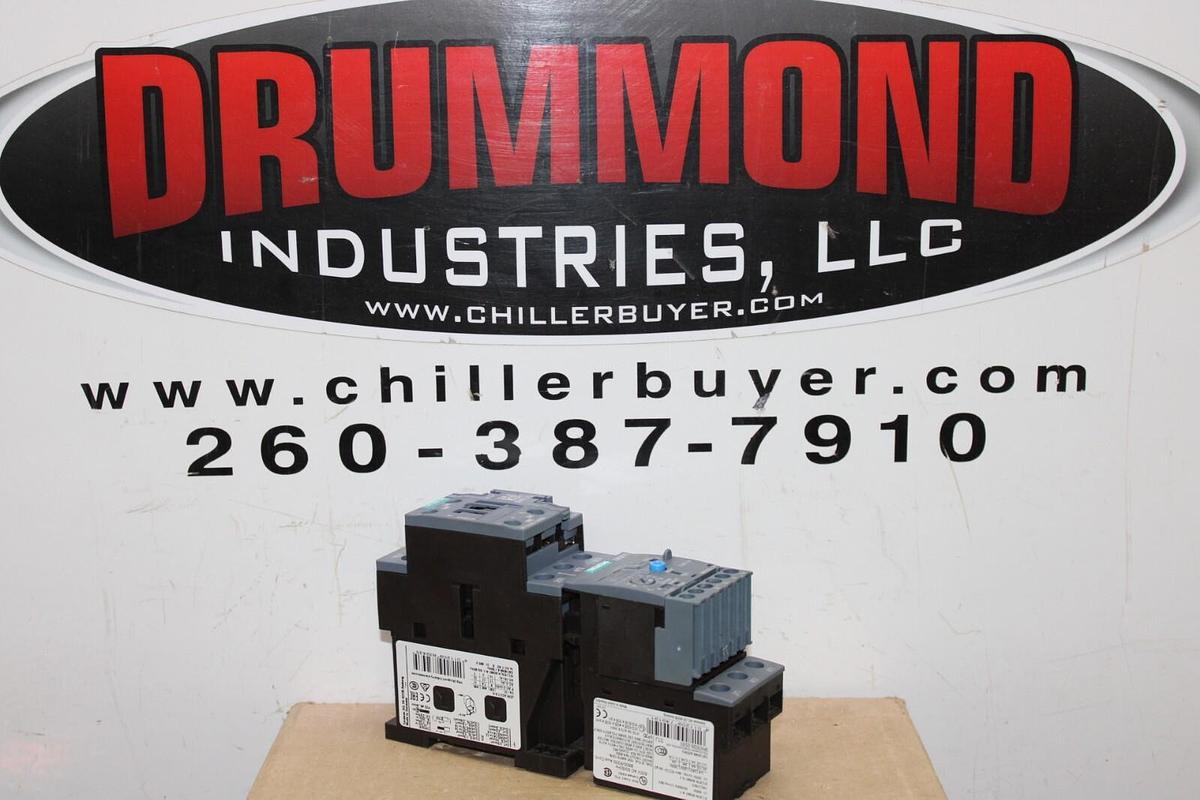 Used SIEMENS STARTER 3RB3026-2SB0 600 VAC 4 AMP W/ 3RT2025-1AK60