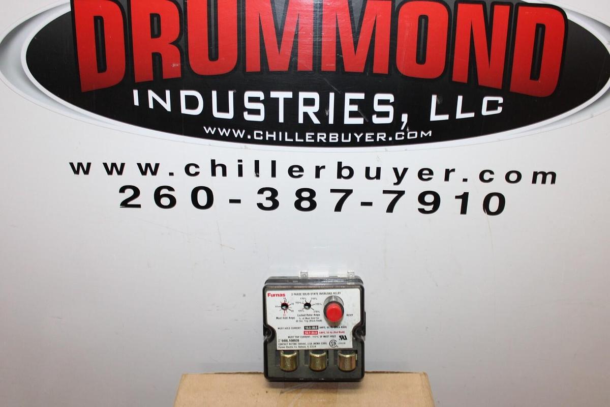 Used FURNAS 3 PHASE SOLID STATE OVERLOAD RELAY 2.5 AMP 300 VAC MODEL: 948L108939
