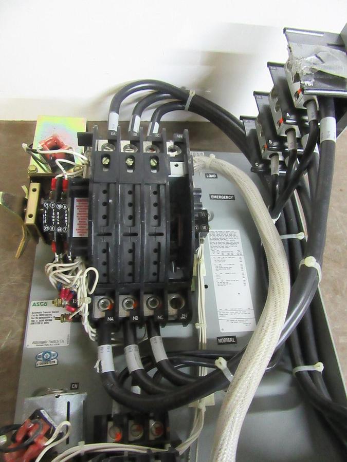 Used ASCO AUTOMATIC TRANSFER SWITCH SERIES 302 302C1527HC 150 AMP 208/120 VOLT