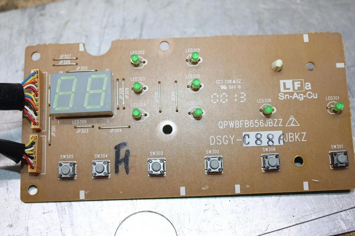 Used GENERAL ELECTRIC PTAC CONTROL QPWBFB656JBZZ DSGY-C886JBKZ *WARRANTY*