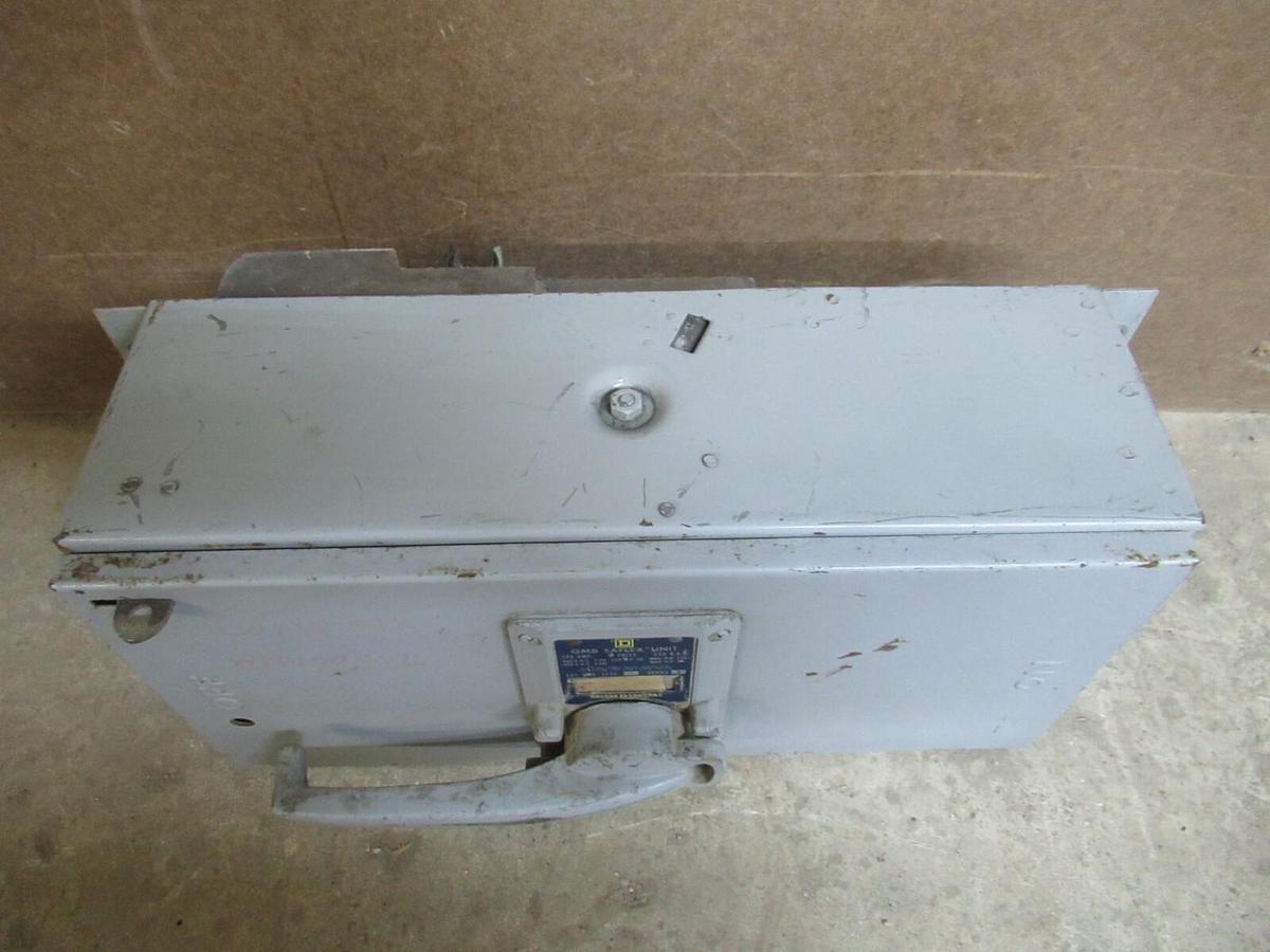 Used SQUARE D QMB SAFLEX UNIT QMB-3620-J 200 AMP 600 VAC 3-POLE 3-PHASE 125 HP