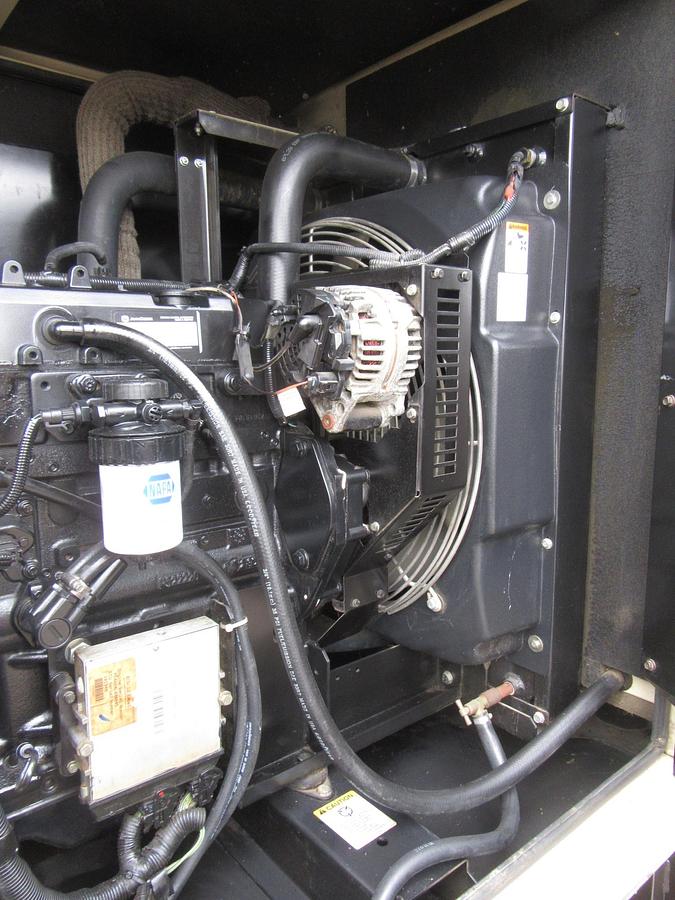 Used 50 KW DIESEL GENERATOR KOHLER 120/240V 50REOZJC ENCLOSED VIDEO
