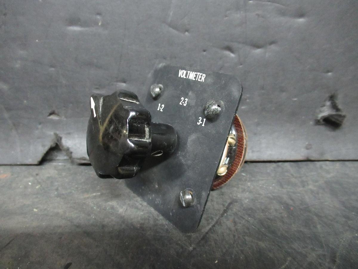 Used ELECTROSWITCH SERIES 31 CONTROL SWITCH 3104C 3-PHASE 125-600 VAC 10-3 AMP