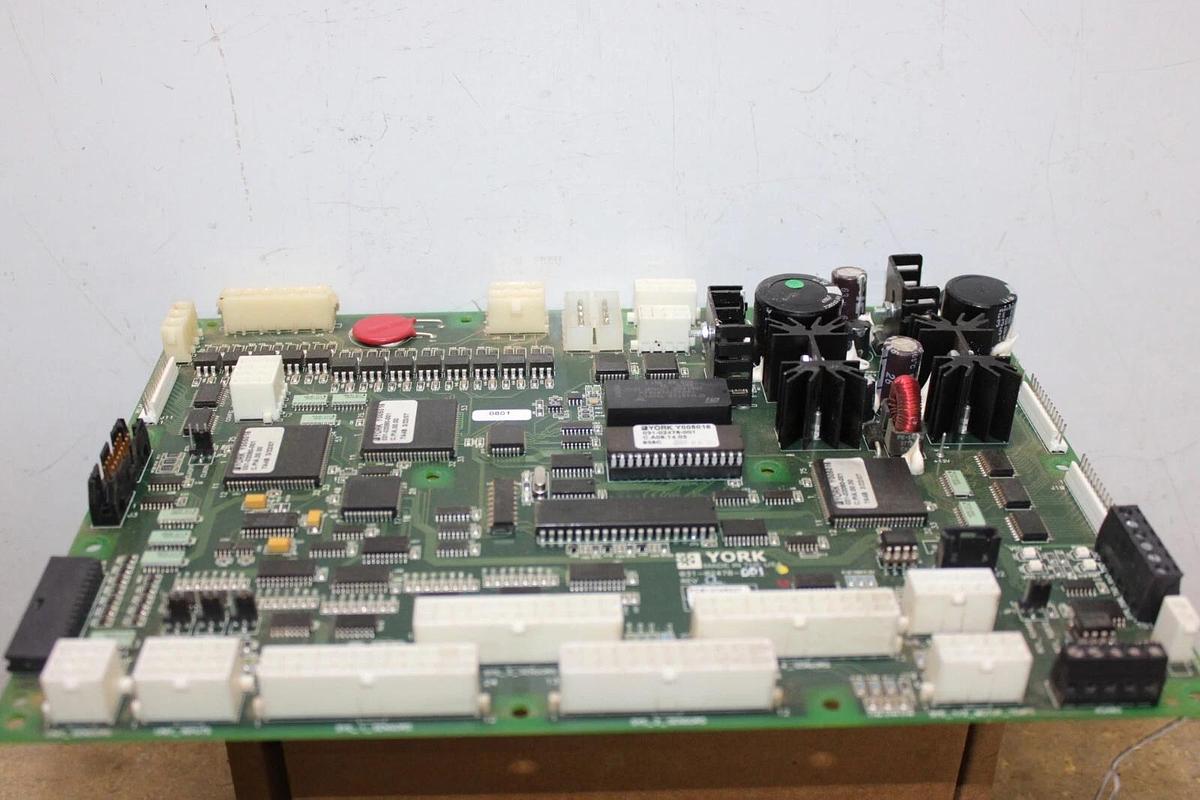 Used YORK CHILLER MAIN CONTROL CIRCUIT BOARD 031-02478-001 REV. C *WARRANTY*