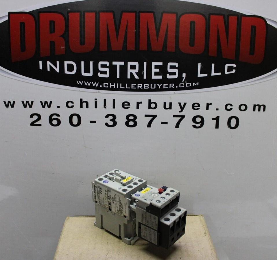 Used ALLEN BRADLEY STARTER 100-C09*400 SER. A 600 VAC 25 AMP 7.5 HP W/ 193-T1AA40