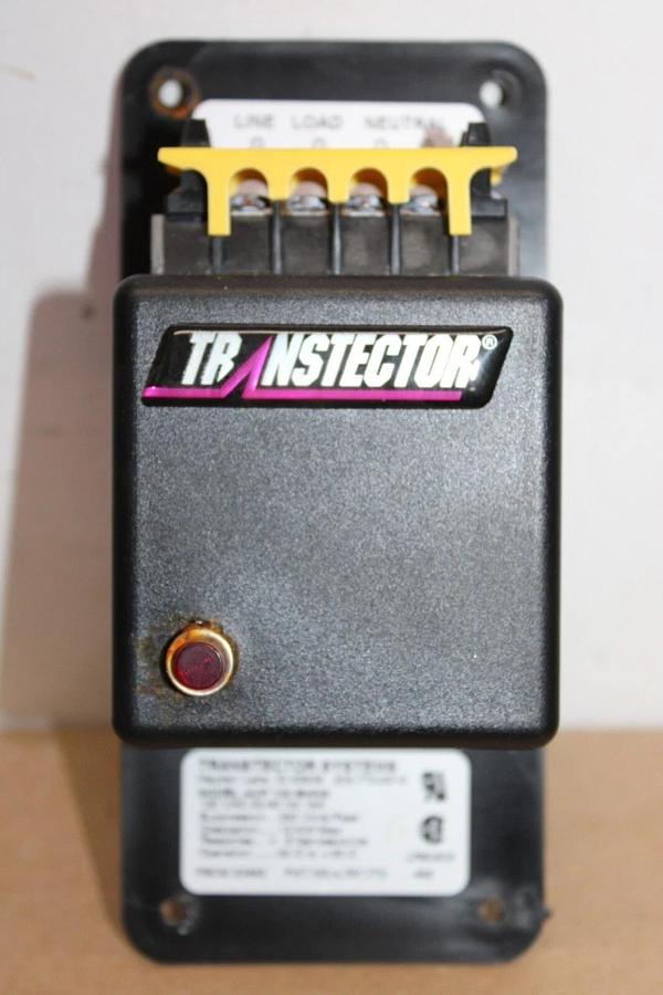 Used TRANSECTOR SYSTEMS SURGE PROTECTOR RELAY ACP-100-BWN3 120 VAC 15 AMP