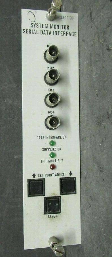 Used BENTLY NEVADA SYSTEM MONITOR INTERFACE MODULE 136360-01 REV. A 87900-01F