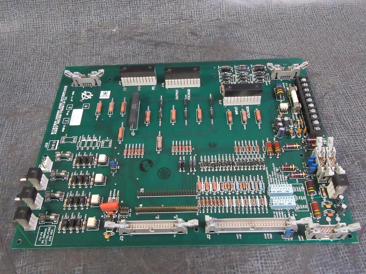Used LIEBERT SYSTEM NORM & INTERFACE CIRCUIT BOARD MODEL: 02-792216-04 REV 1