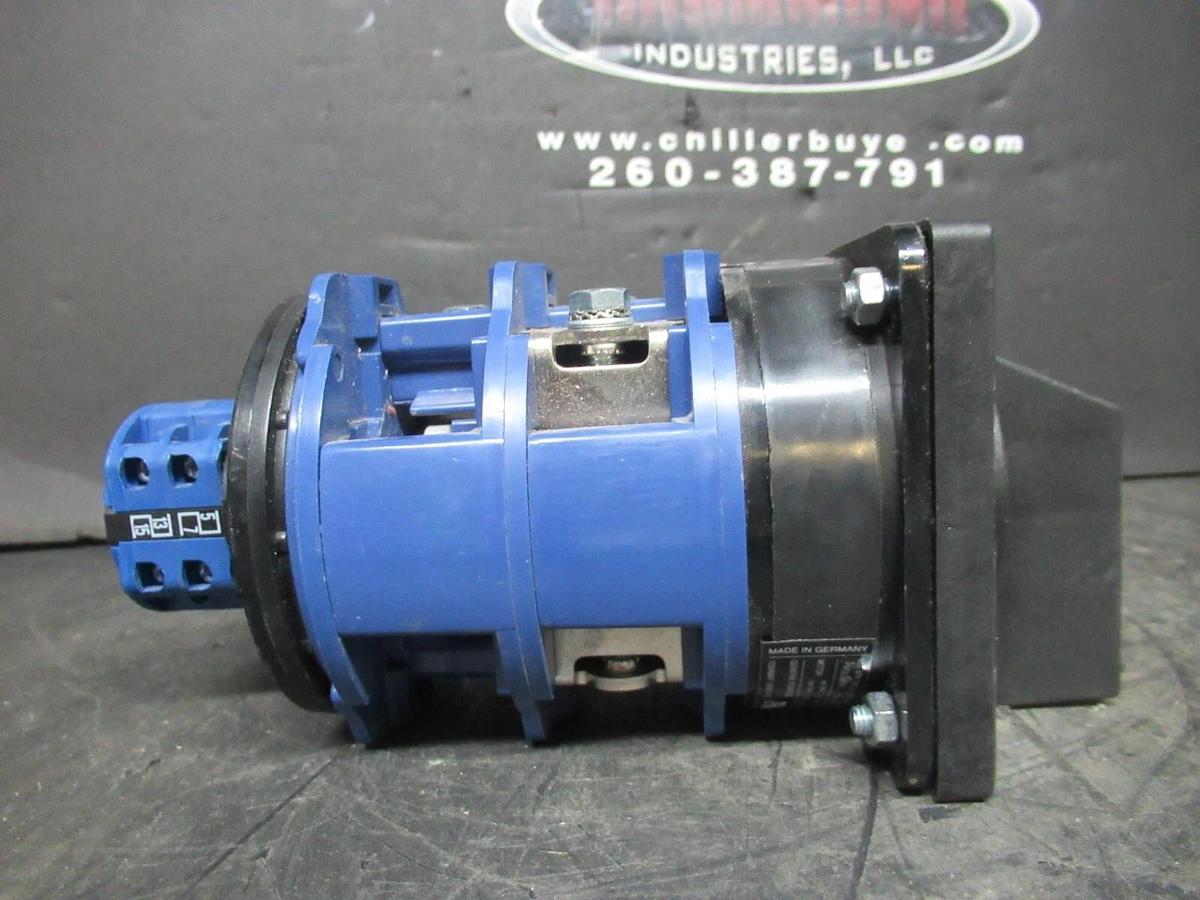 Used KRAUS + NAIMER C125-6 + CAD-11 GENERAL PURPOSE ROTARY CAM SWITCH 600 VAC 150 AMP