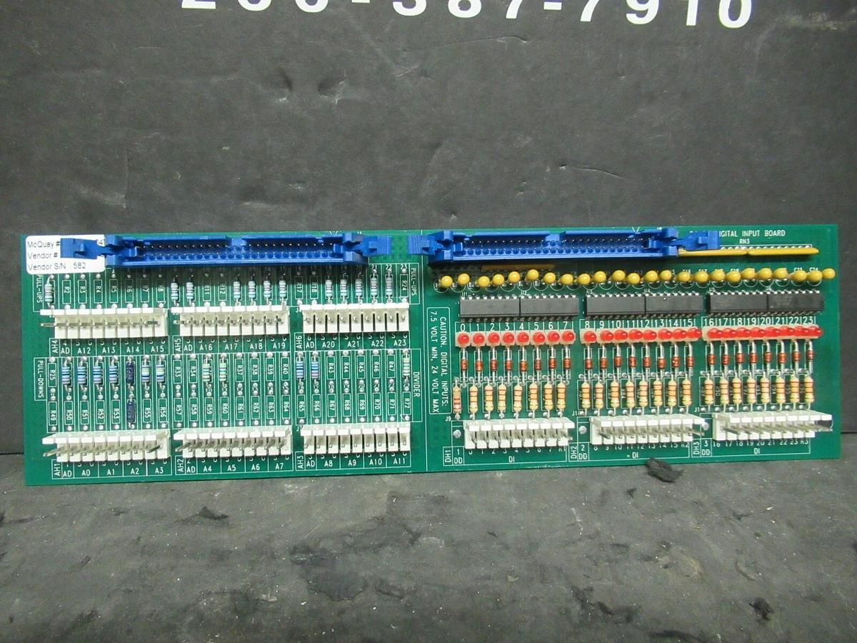 Used MCQUAY 24 CH DIGITAL INPUT CIRCUIT BOARD 658160B-04 *WARRANTY* 006-000421-04