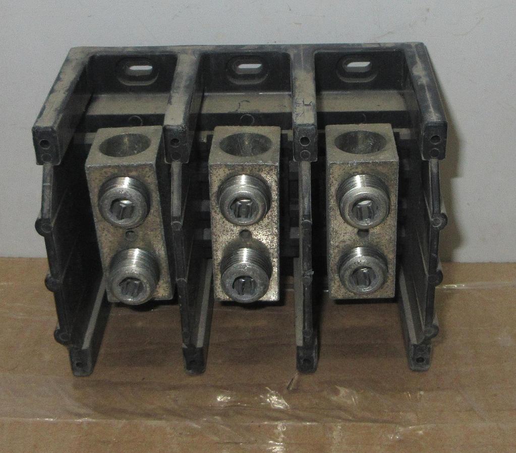 Used BUSS POWER DISTRIBUTION LUG 16303-3 310 AMP 600 VOLT 3-POLE