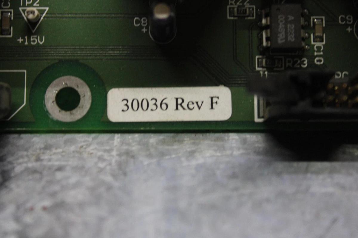 Used ACTIVE POWER STATIC SWITCH INTERFACE 30037-01 30036 REV. F **WARRANTY**