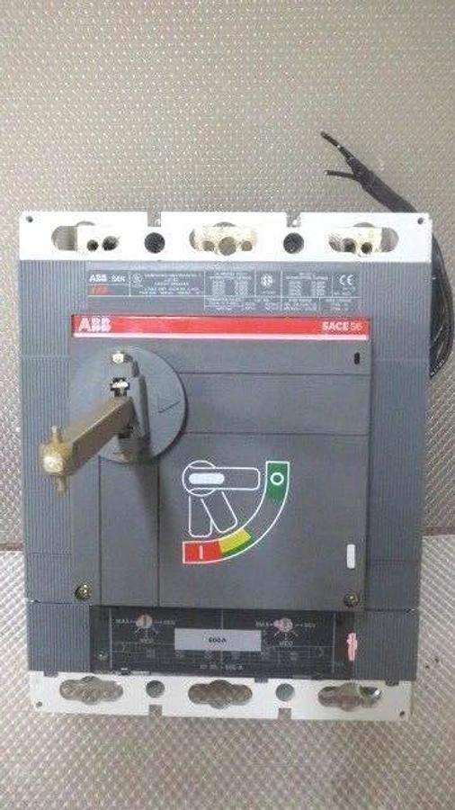 Used ABB S6N BREAKER 600 AMP 600 VAC 500 VDC 2 POLE WITH 600 AMP TRIP **WARRANTY**
