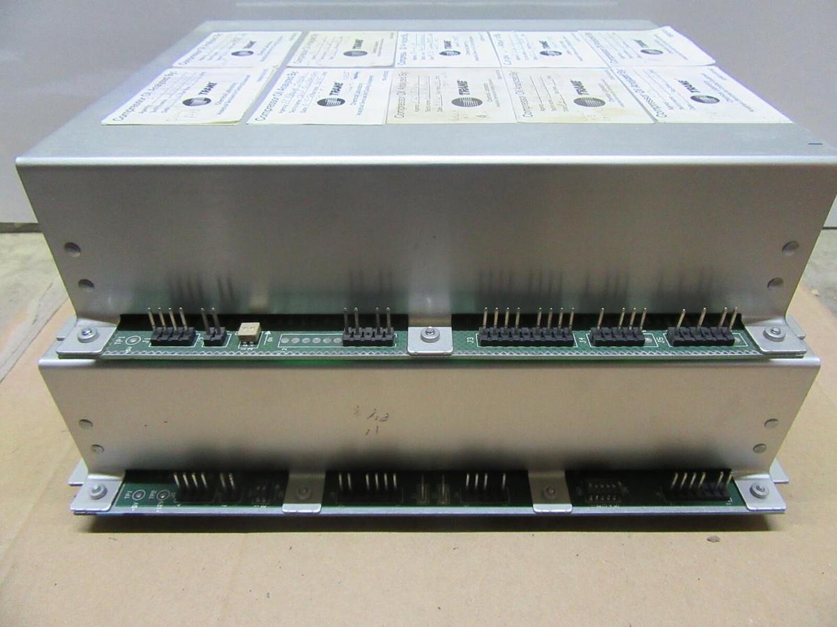 Used TRANE CHILLER CONTROL MODULE X13650361-01 REV. F W/ X13650475-05 REV. G