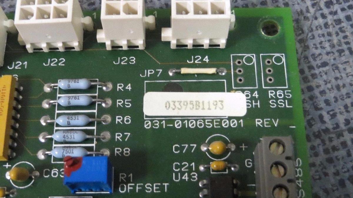 Used YORK PROCESSOR CIRCUIT BOARD MODEL 031-01065E001 *WARRANTY*
