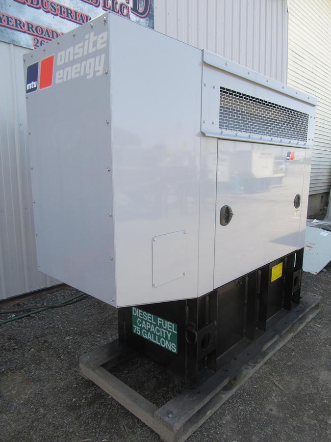 Used 20 KW DIESEL GENERATOR MTU 120/240 V 4LE1 ISUZU SOUND ENCLOSED 116 HRS  VIDEO