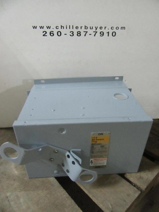 Refurbished 30 AMP ITE BD FUSIBLE BUS PLUG BOS14351 3 PH 600/480 VAC WITH GROUND VACU-BREAK