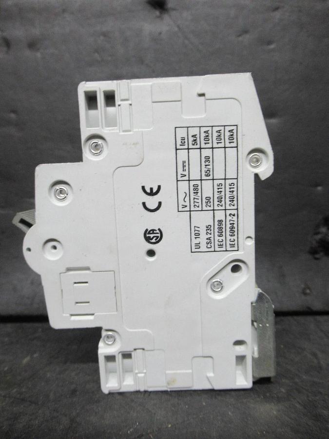 Used CUTLER-HAMMER CIRCUIT BREAKER D20 WMS1D20 20 AMP 277-480 VAC SINGLE POLE