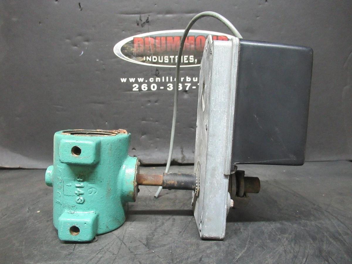 Used NEPTRONIC ACTUATOR BBMF2000F 24 VAC 15 VA 35 IN/LB W/ 6BV-A VALVE 501203 1.5 NPT