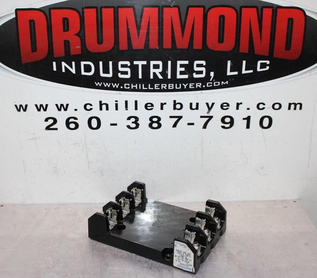 Used MARATHON 3-POLE FUSE LUG 6R30A3B 600 VAC 30 AMP FOR CLASS R FUSES COPPER ONLY