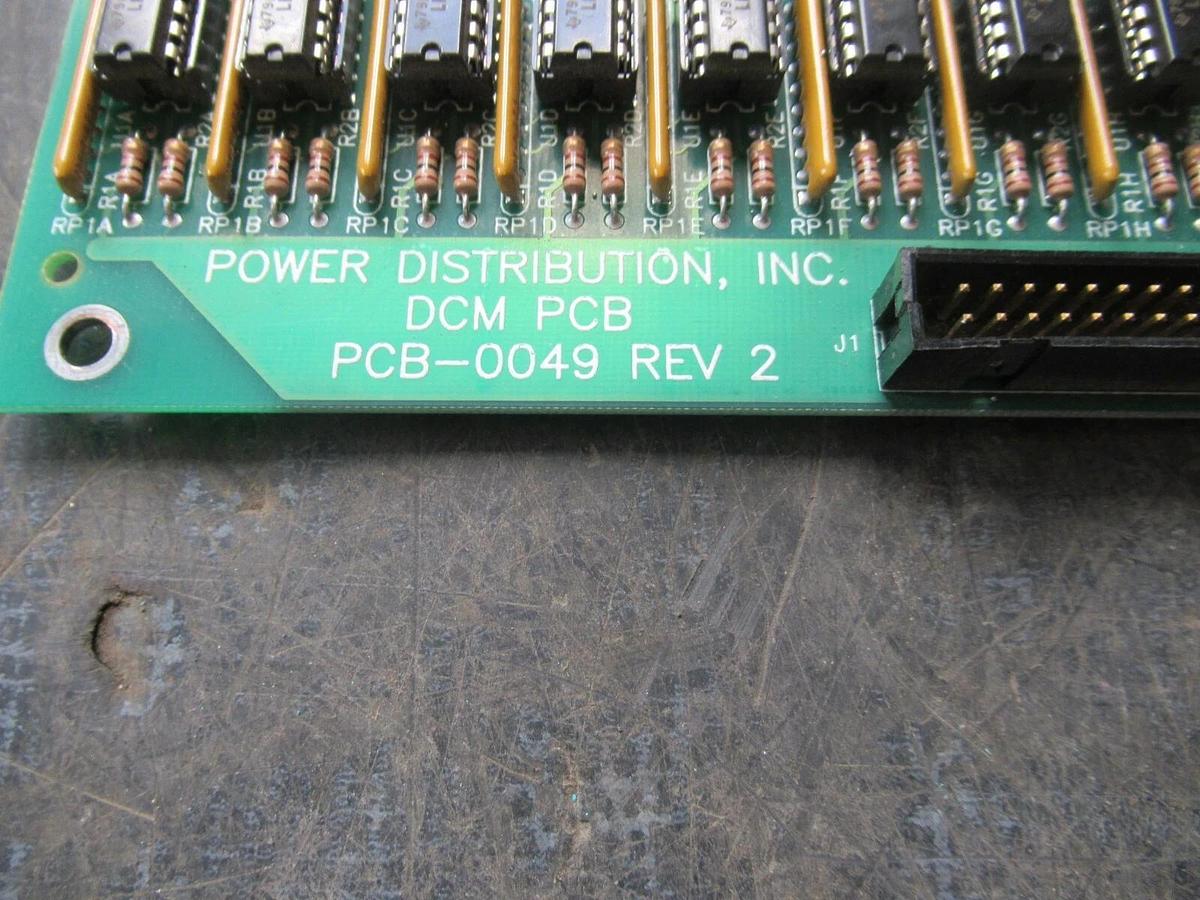Used POWER DISTRIBUTION INC CIRCUIT BOARD PCB-0049 REV 2 **WARRANTY INCLUDED**