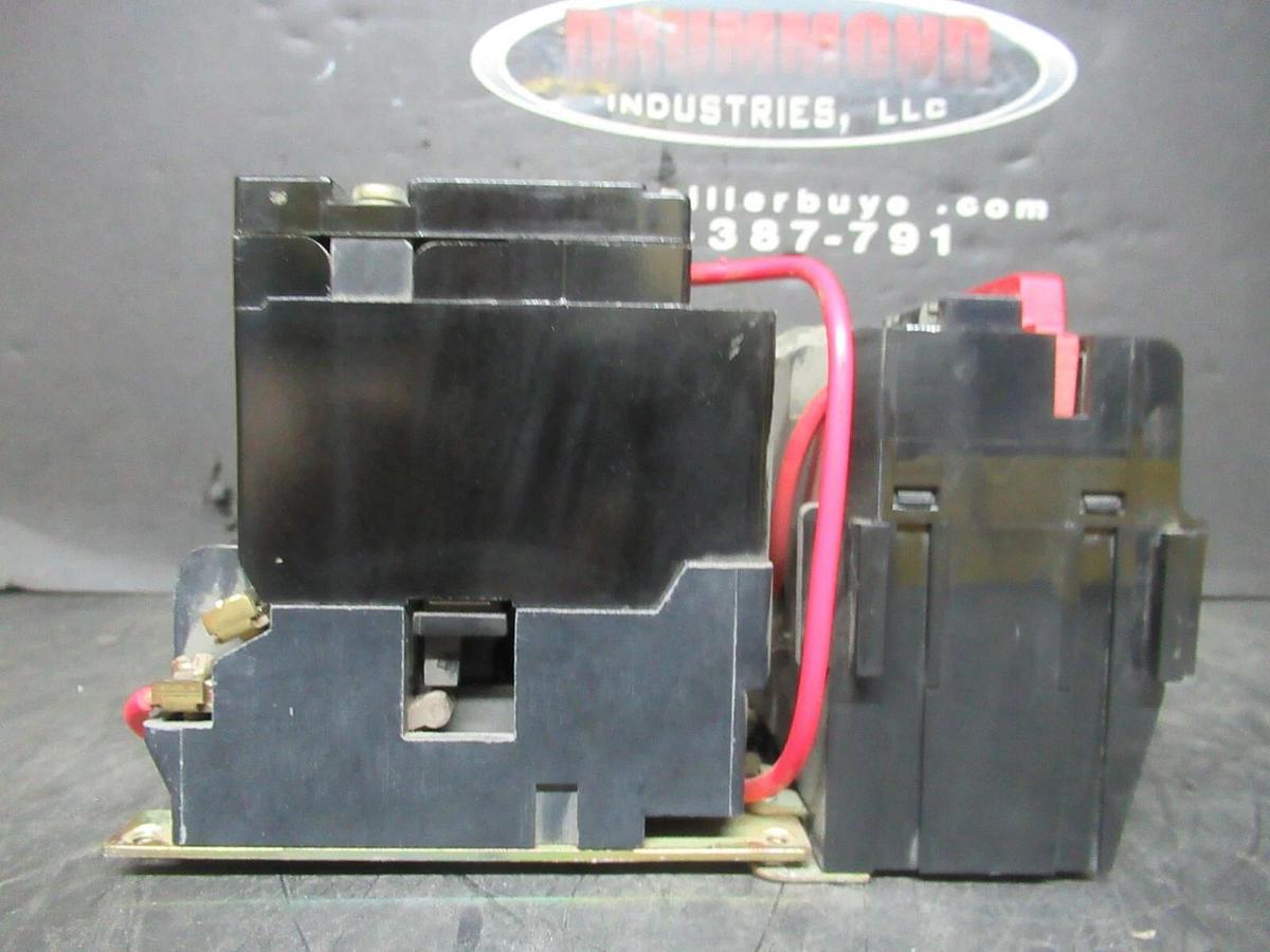 Used SQUARE D NEMA 1 STARTER 8536SCG3 W/ 9065SS120 OVERLOAD RELAY 600 VAC 10 HP