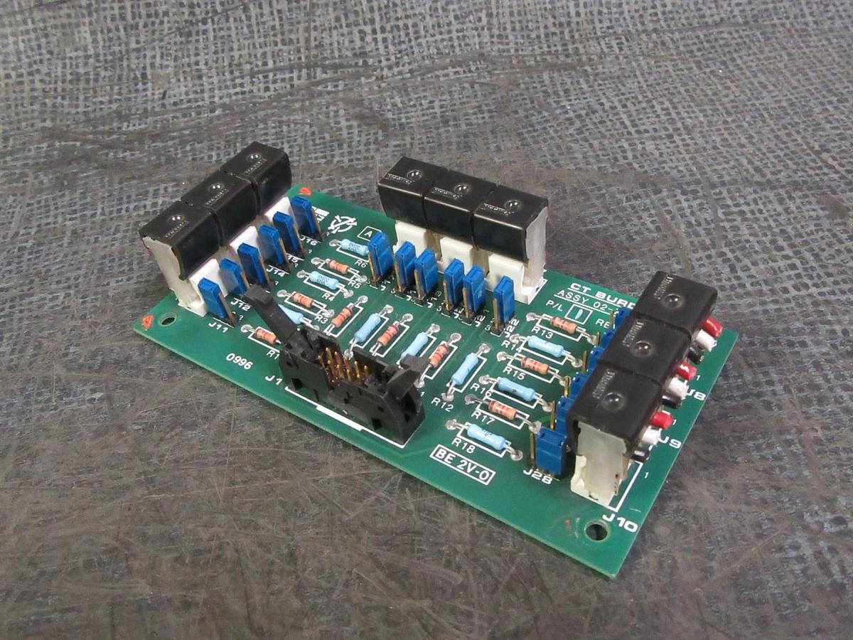 Used LIEBERT CT BURDEN CIRCUIT BOARD 02-792217-01 P/L 1 REV 2