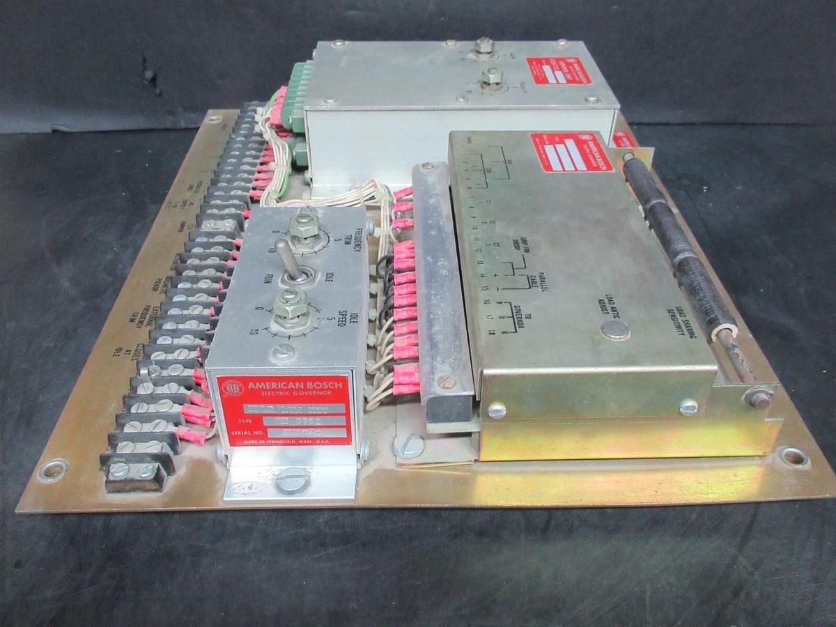 Used AMERICAN BOSCH ELECTRIC GOVERNER BOARD LSP672A CU673C-17 LS371A KT6722