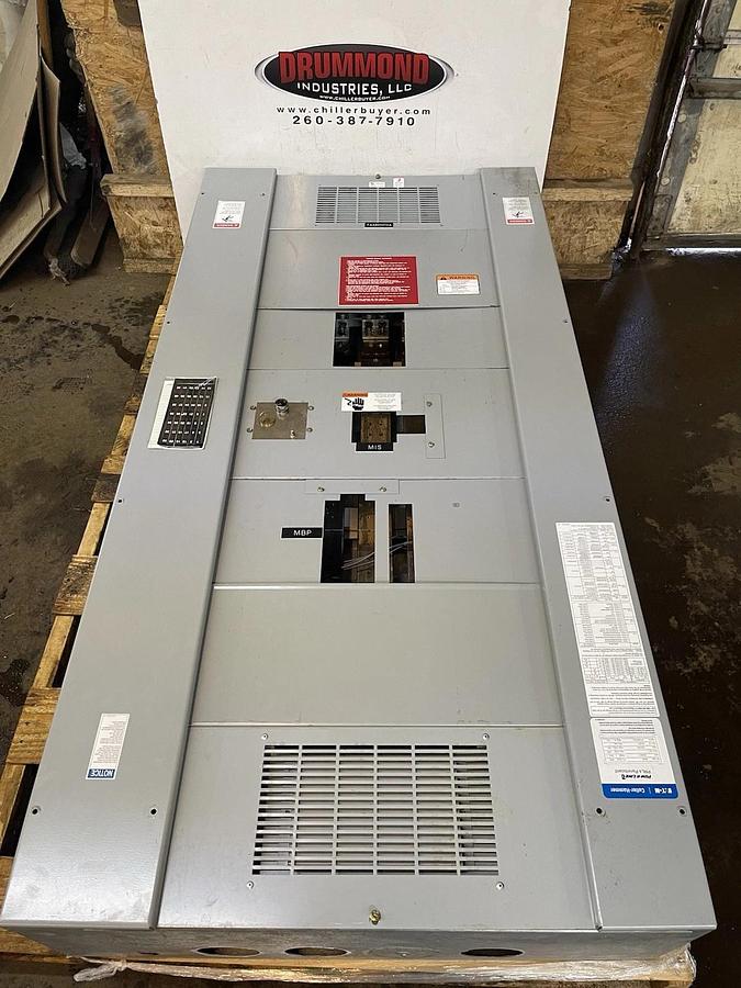 Used EATON POW-R-LINE PRL4 PANELBOAD PRL4B 600 AMP 120/240 VAC 1-PHASE 3-WIRE BX3673