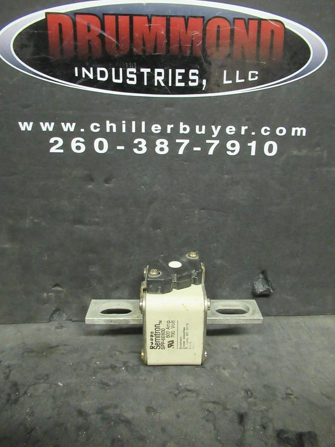 Used 1 BUSS SEMITRON SPP-6E600 600 AMP 700 V FUSE BUSSMANN COOPER INDUSTRIES WARRANTY