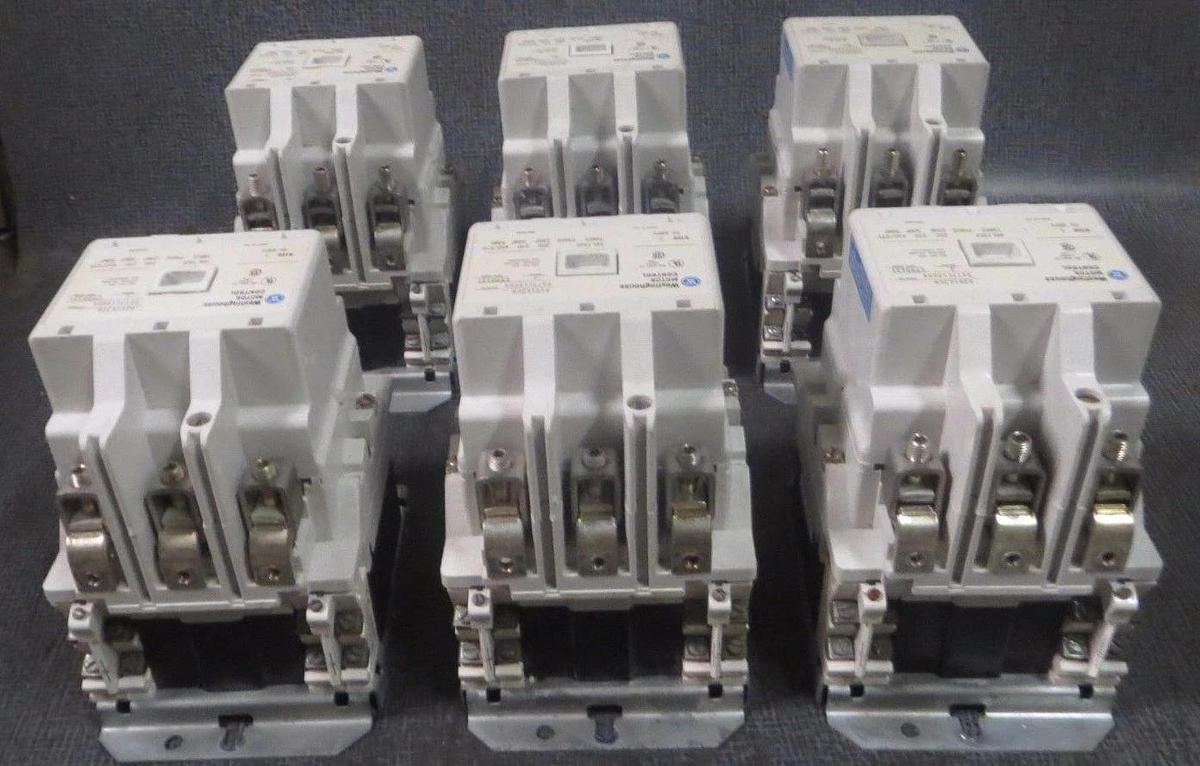 Refurbished WESTINGHOUSE CONTACTOR (1) SIZE 3 90 AMP 600V 3 POLE 120V COIL MODEL: A201K3CA