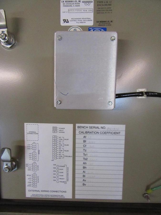 Used TRANE CHILLER REFRIGERANT MONITOR RMWD2100CA0 240VAC 1PHASE FOR 80W 15A