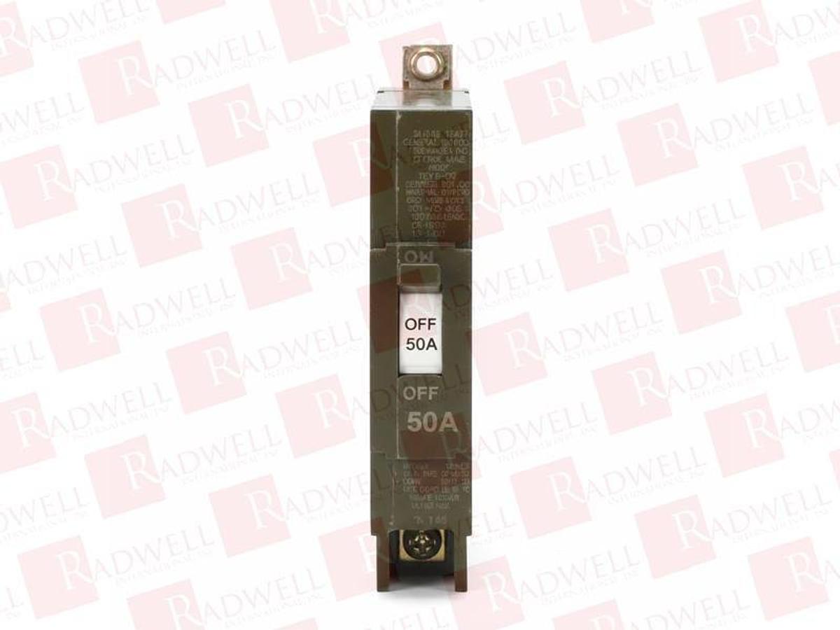 Used LOT OF 2 GE CIRCUIT BREAKER TEY120 20 AMP 1-POLE 277 VAC HID HACR TEY M-1068