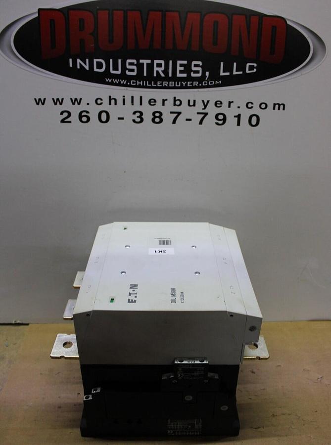 Used EATON VACUUM CONTACTOR DIL-M580 XTCE580N 600 VOLT 980 AMP 600 HP COIL: 110-240V