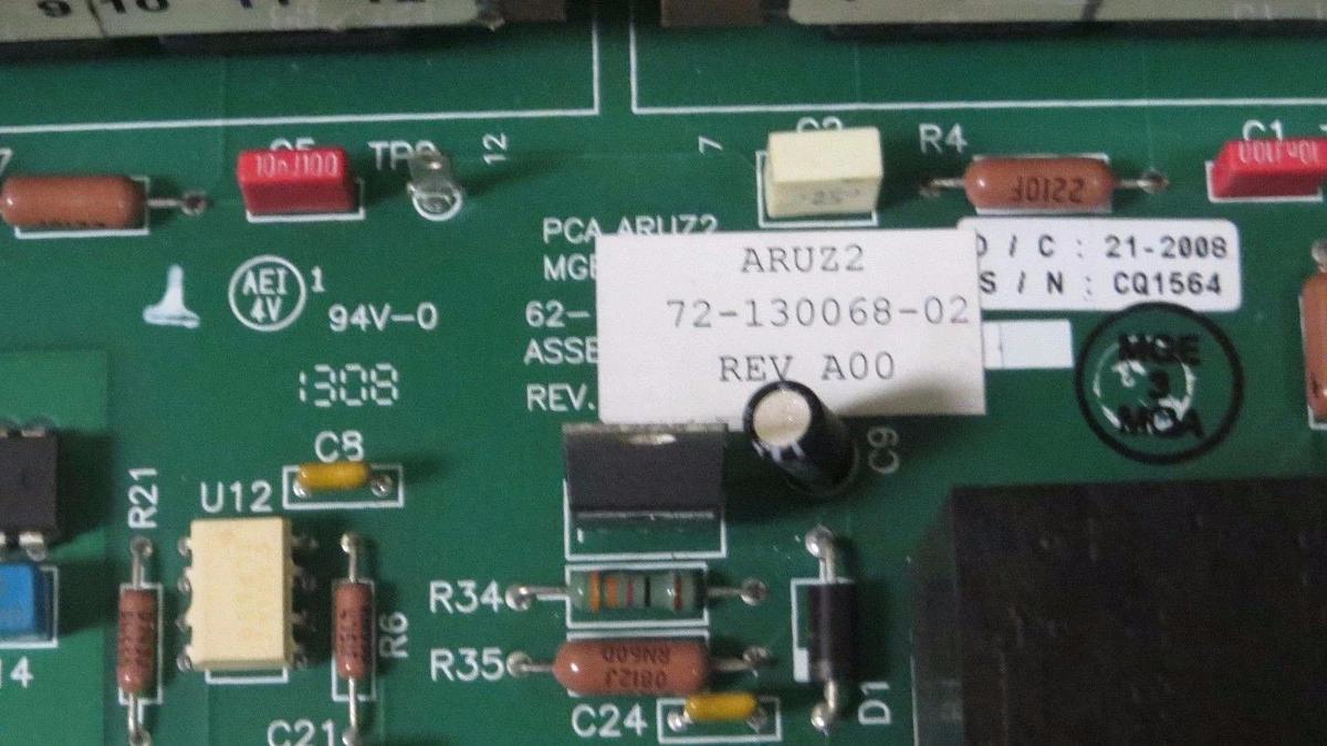 MGE UPS SYSTEMS CIRCUIT BOARD ARUZ2 72-130068-02 REV A00 **WARRANTY INCLUDED**