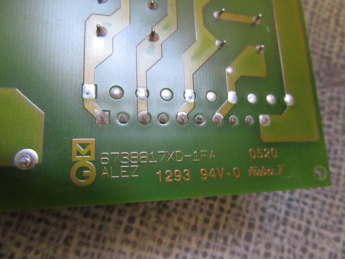 Used MGE ALEZ POWER SUPPLY PLC BOARD 6739817XD-2FA **WARRANTY INCLUDED**