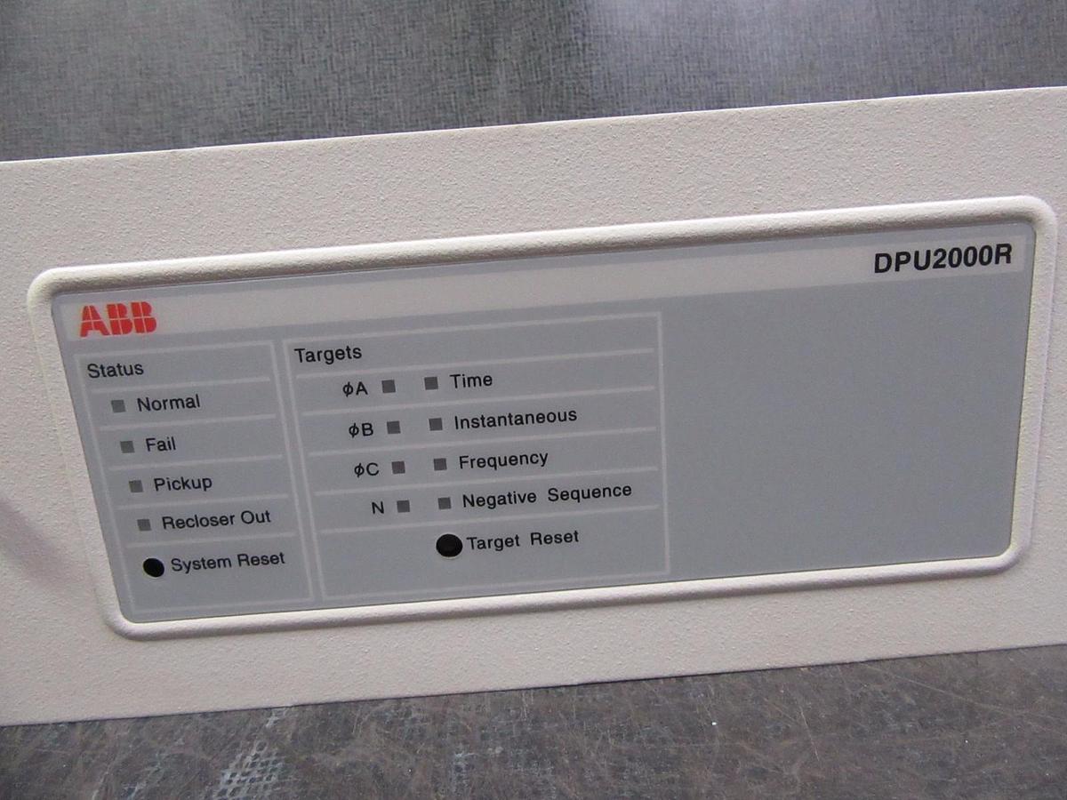 Used ABB DPU 2000R 544 587R1412-61004 DISTRIBUTION PROTECTION SYSTEM RELAY POWER