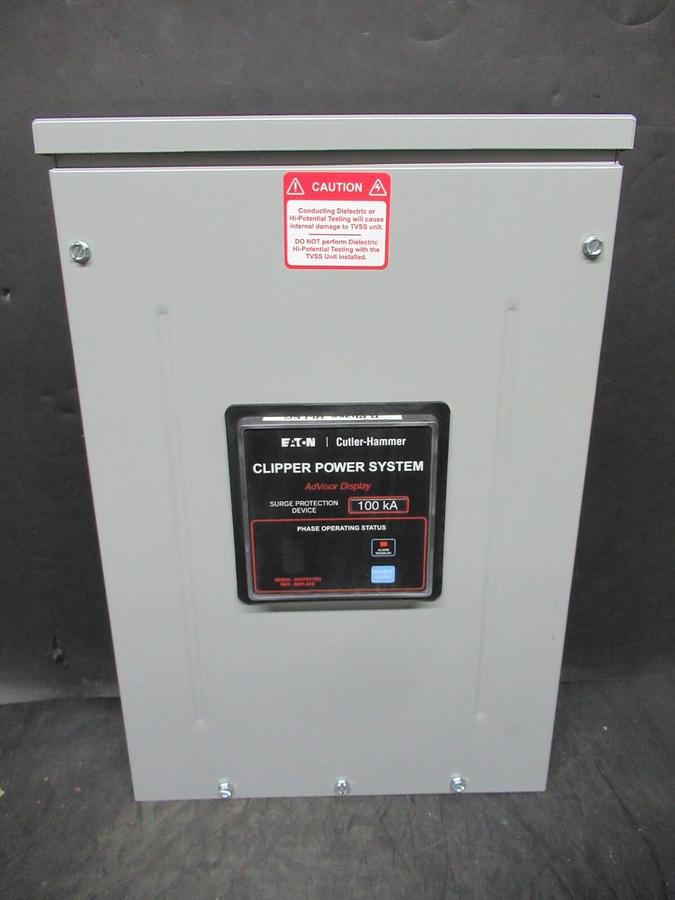 Used EATON TRANSIENT VOLTAGE SURGE SUPPRESSOR CPS100240HAK 100 KA 240 V 30 AMP
