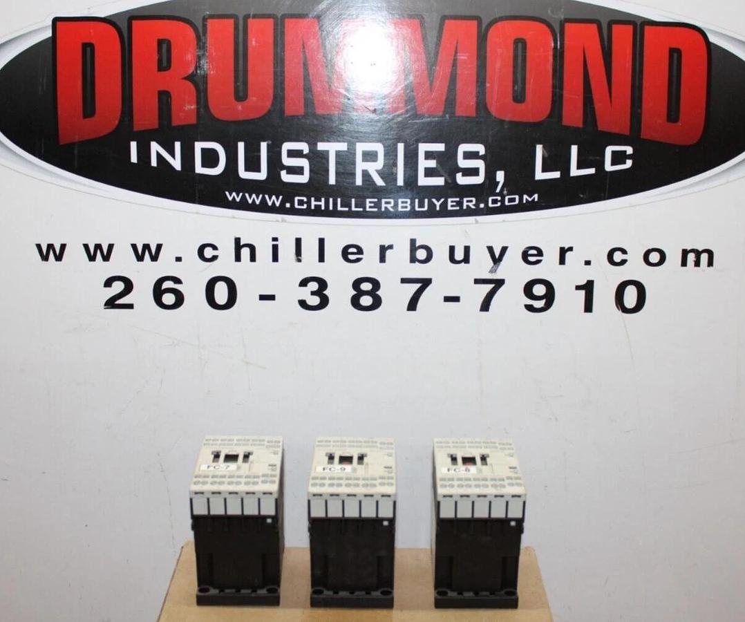 Used LOT OF 3 SIEMENS SIRIUS CONTACTOR 3RT1016-2AB01 20 AMP 600 VAC 7.5 HP COIL: 24V